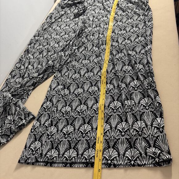 Lane Bryant Women Jumper Wide LegPlus 26-28 V-Neck Sleeveless Peasant Fairy Core - Picture 6 of 7